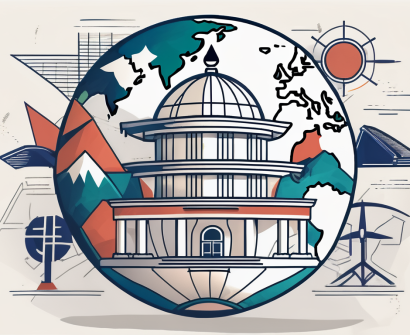 A globe with taiwan highlighted