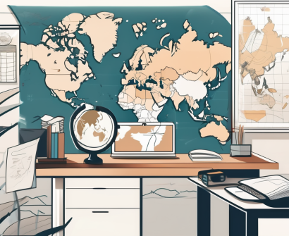 A classroom setting with diverse educational materials