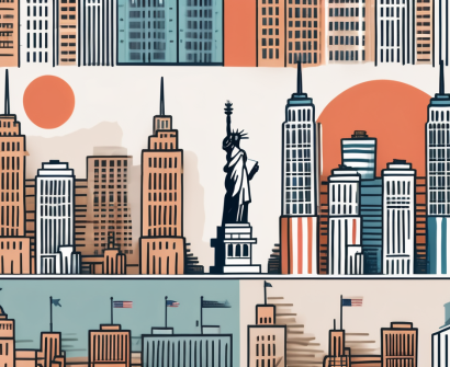 A diverse set of international school buildings in new york