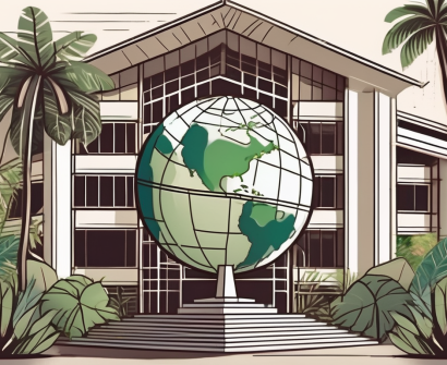 An international school building in indonesia