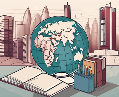 A classroom setting with diverse educational tools and materials