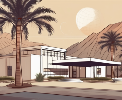 An international school building in oman