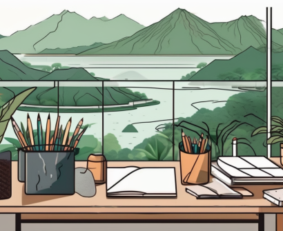 A classroom setting with diverse educational tools and materials