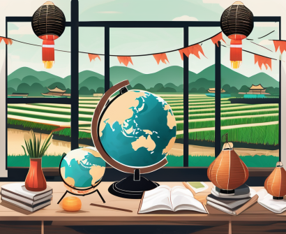 A classroom setting with diverse educational materials