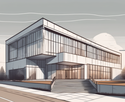 The smic private school building with a pathway leading to its entrance