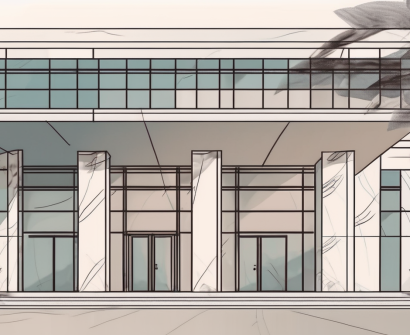 The canadian international school of guangzhou building with a job application form and a pen beside it