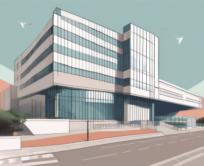 The utahloy international school of guangzhou's building with a path leading up to its entrance