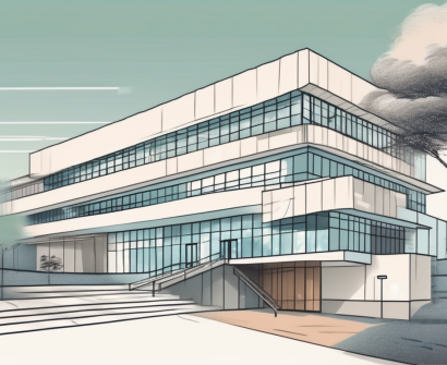 Shen wai international school building with a path leading up to it