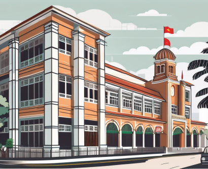 The british international school building in ho chi minh city