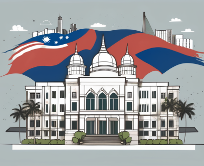 The international school of kuala lumpur surrounded by malaysian landmarks