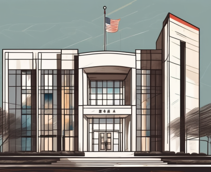 The shanghai american school building with a symbolic representation of job opportunities