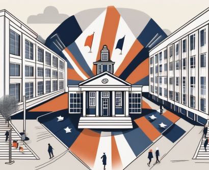 The international school of amsterdam building with a path leading to its entrance