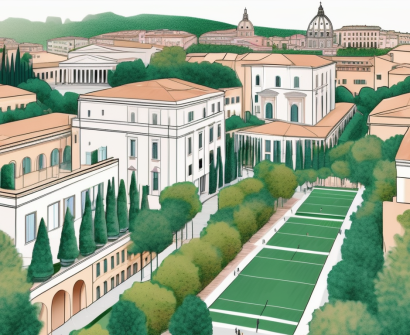 The marymount international school campus in rome