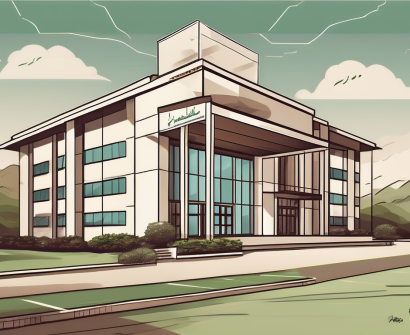 The international school of islamabad building with a background of pakistan's landscape