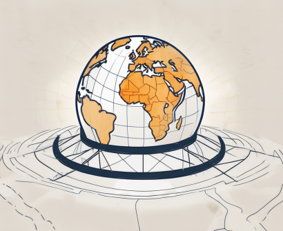 A graduation cap on top of a globe