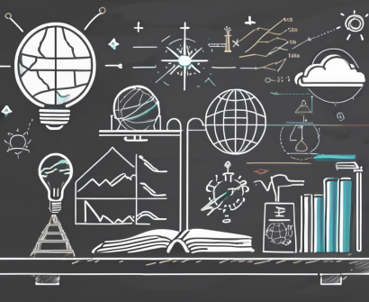 A classroom setting in malaysia with various teaching tools like a chalkboard