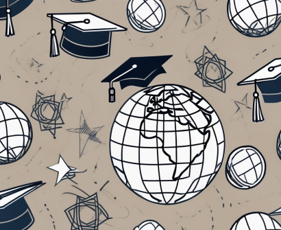 A globe highlighting different countries with symbols of currency