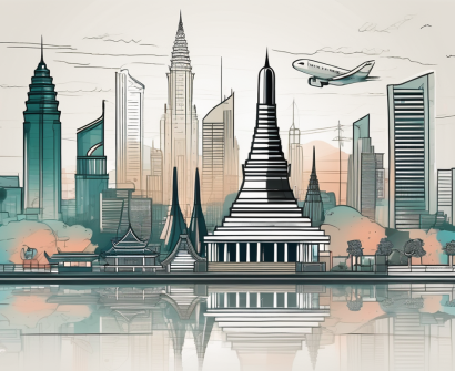 A classroom setting in singapore with various elements like an apple (symbolizing education)