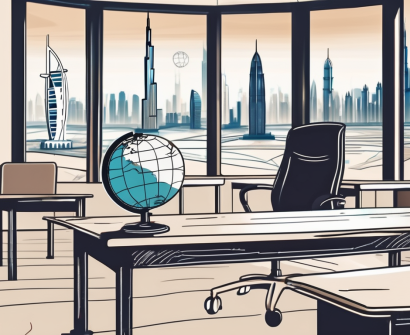 A variety of educational tools such as a conference podium