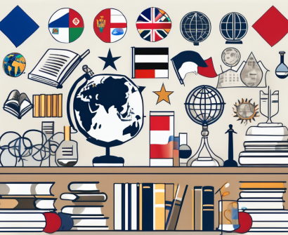 The united world college of the adriatic campus with various symbols representing high teaching standards