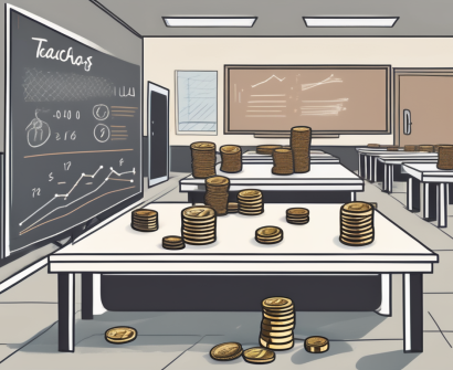 A classroom scene in dubai with a chalkboard