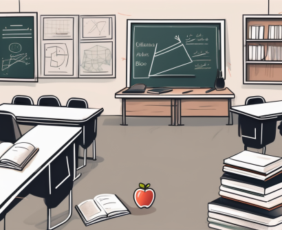 A classroom setup in dubai with a few cultural elements