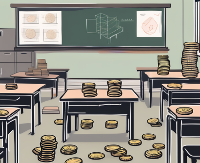 A classroom scene in bangkok with a chalkboard