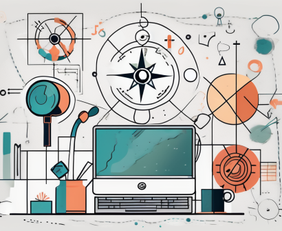 A classroom scene with various symbols representing the skills mentioned