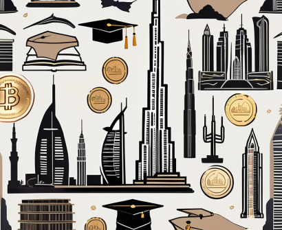 Various symbols of dubai