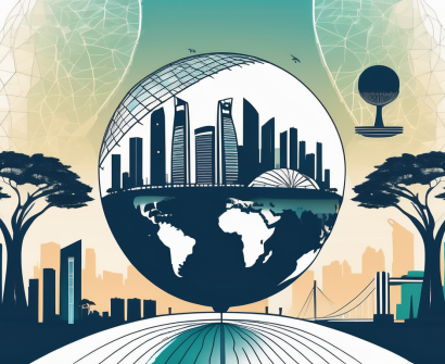 The iconic singapore skyline