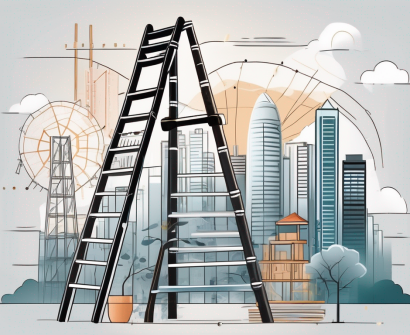 A symbolic ladder with seven rungs