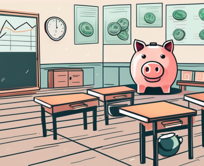 A classroom setting in china with a chalkboard